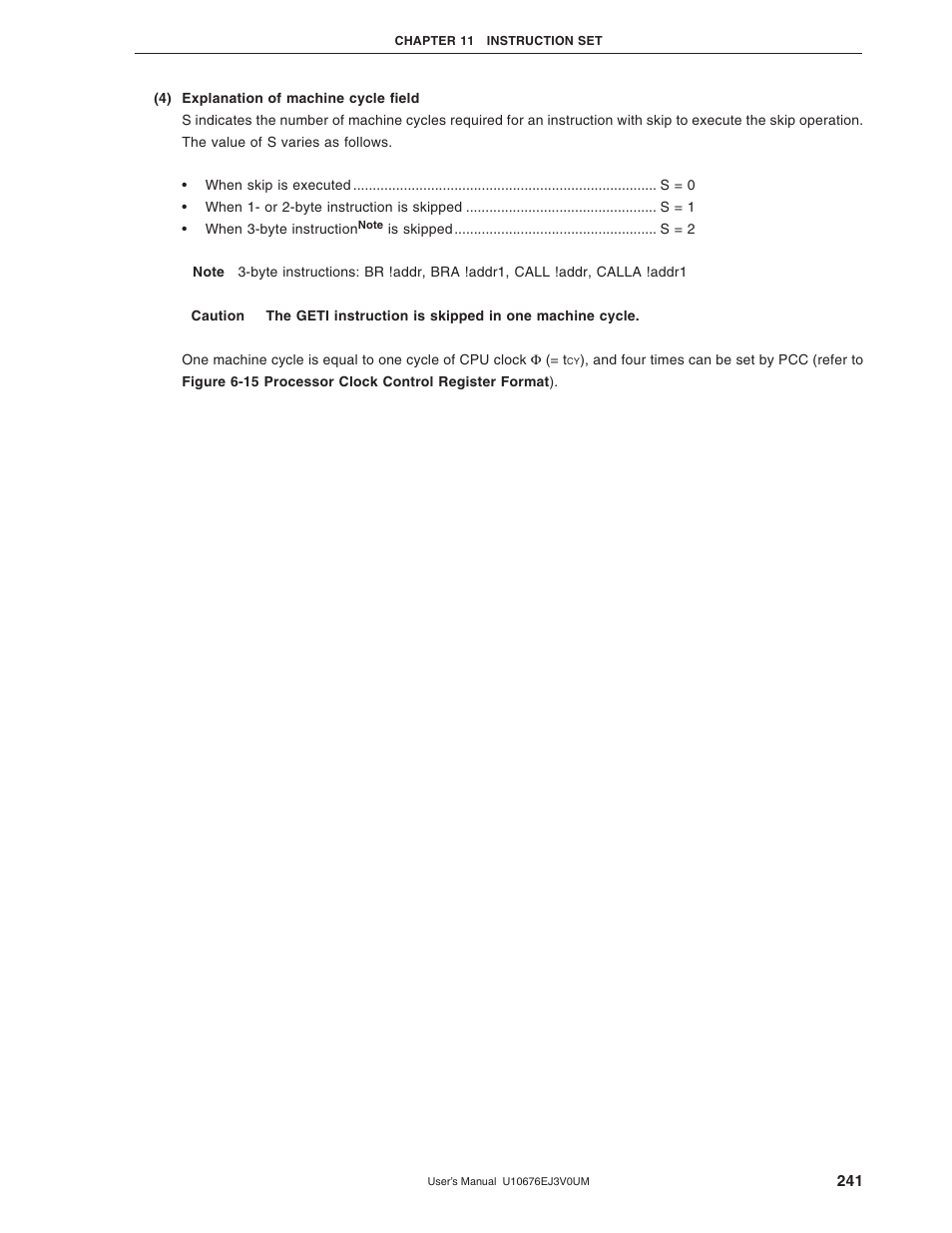 NEC PD754144 User Manual | Page 241 / 306