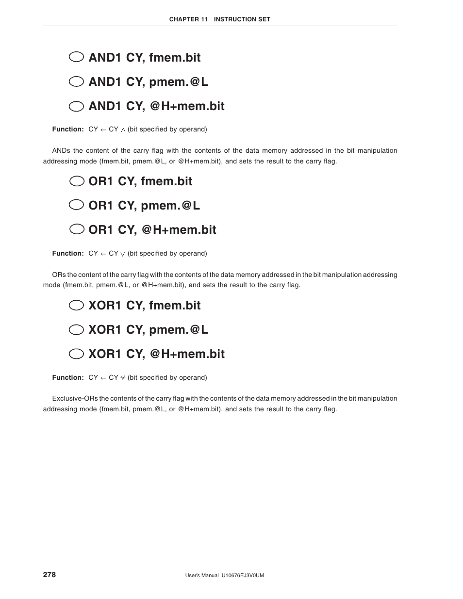 NEC PD754144 User Manual | Page 278 / 306