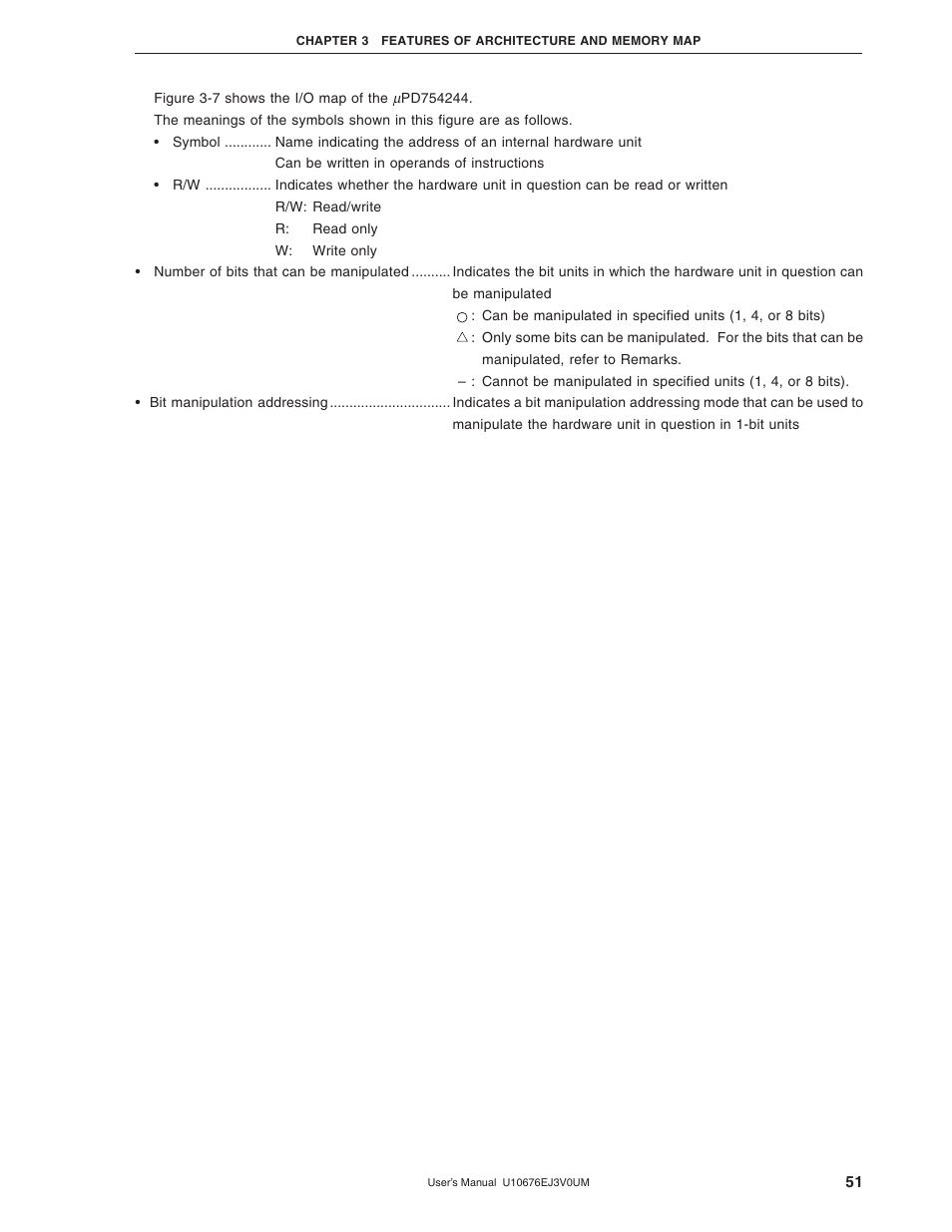 NEC PD754144 User Manual | Page 51 / 306