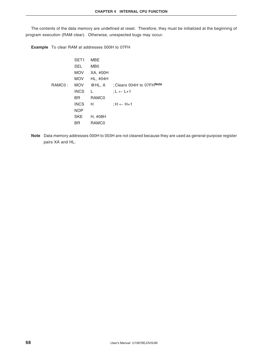 NEC PD754144 User Manual | Page 68 / 306