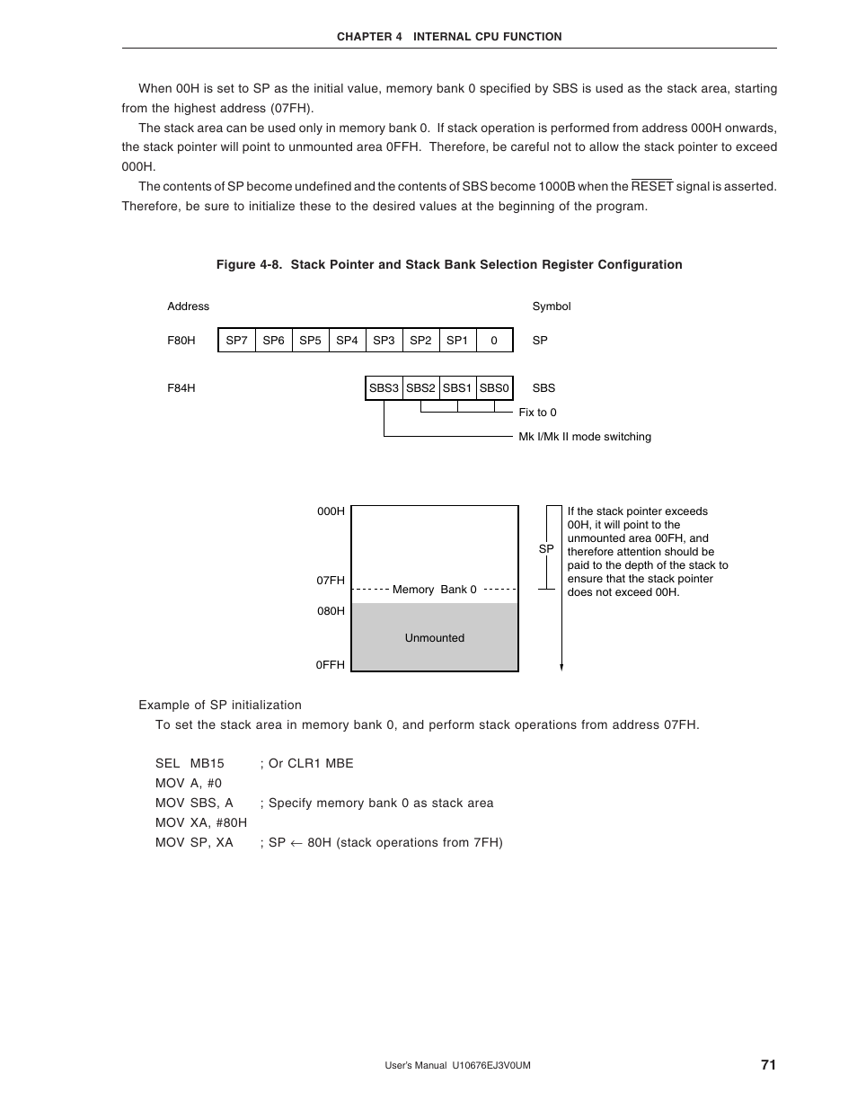 NEC PD754144 User Manual | Page 71 / 306