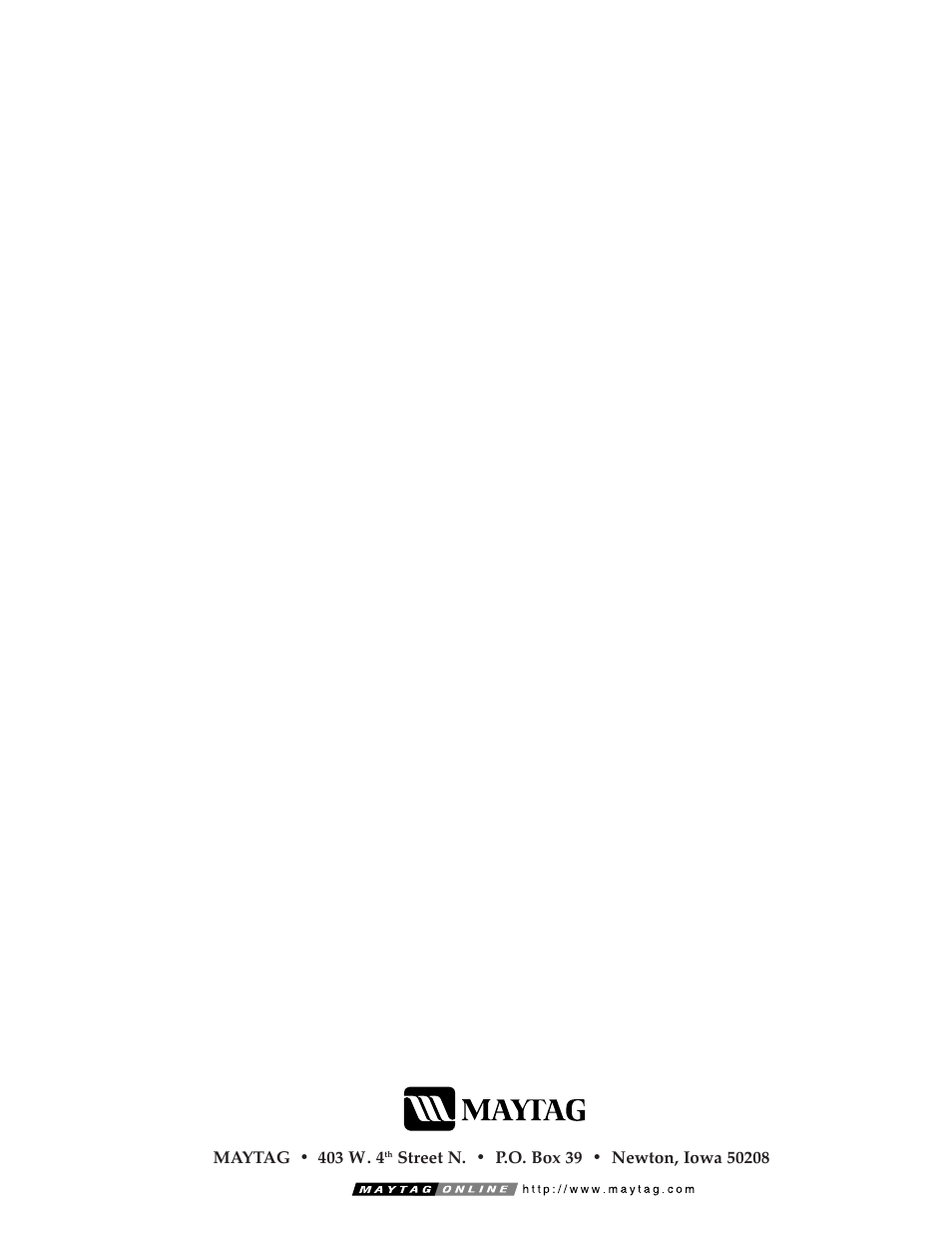 Maytag • 403 w. 4 | NEC PAV-1 User Manual | Page 10 / 28