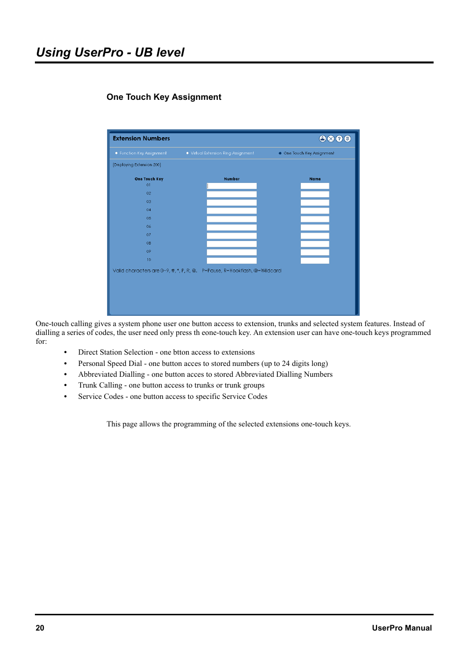 Using userpro - ub level | NEC XN120 User Manual | Page 26 / 30