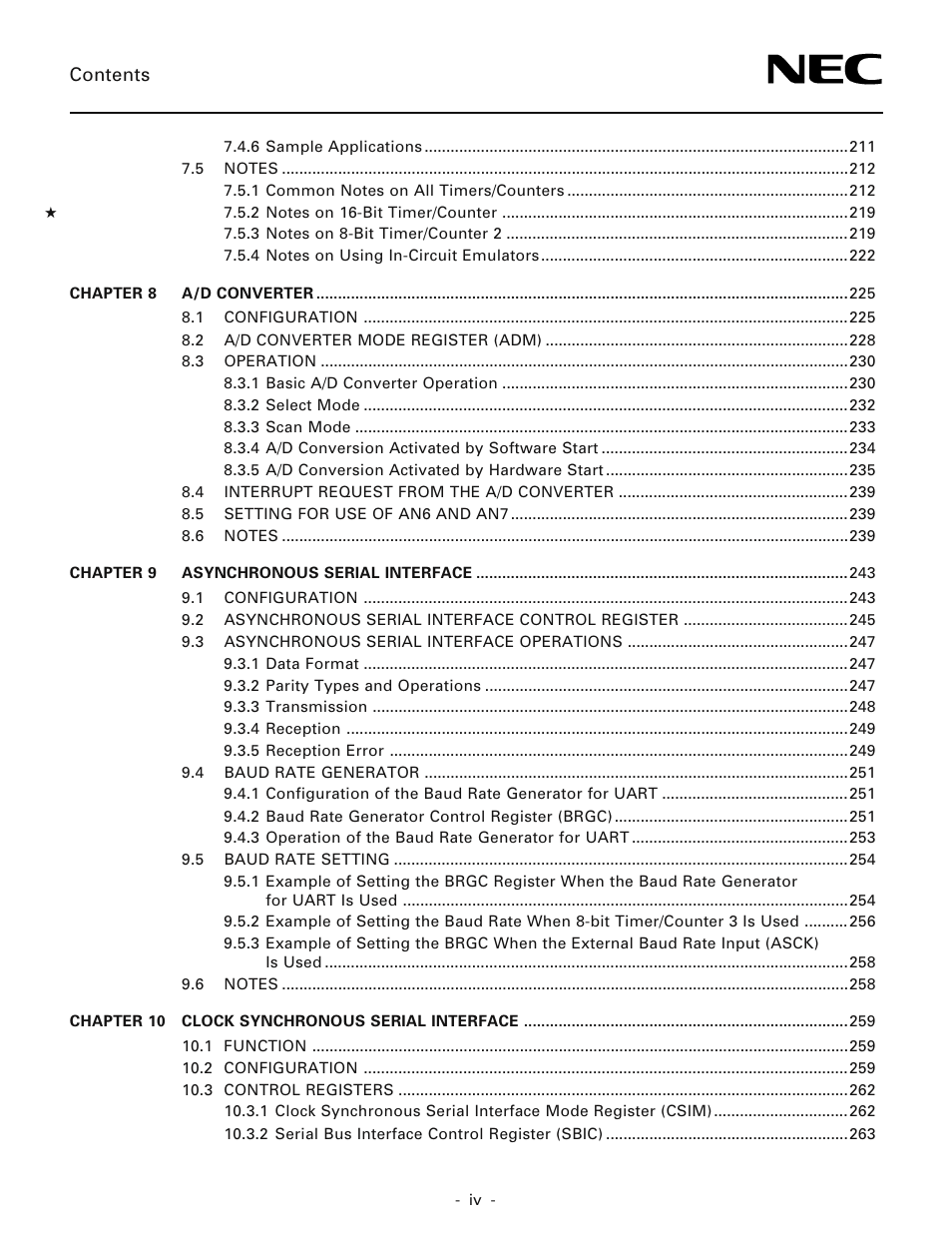 NEC PD78214 User Manual | Page 15 / 487