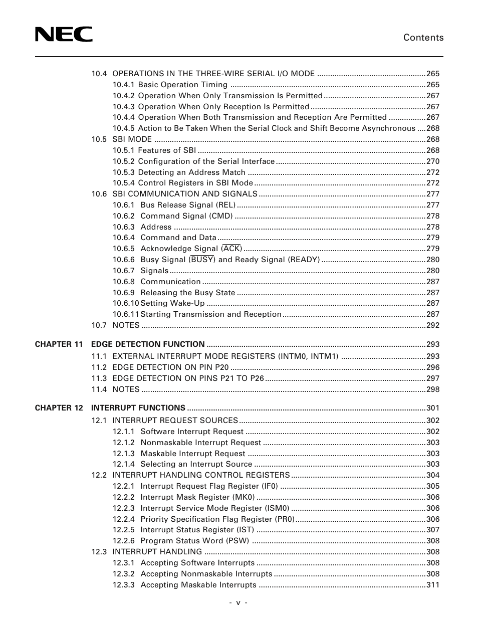 NEC PD78214 User Manual | Page 16 / 487