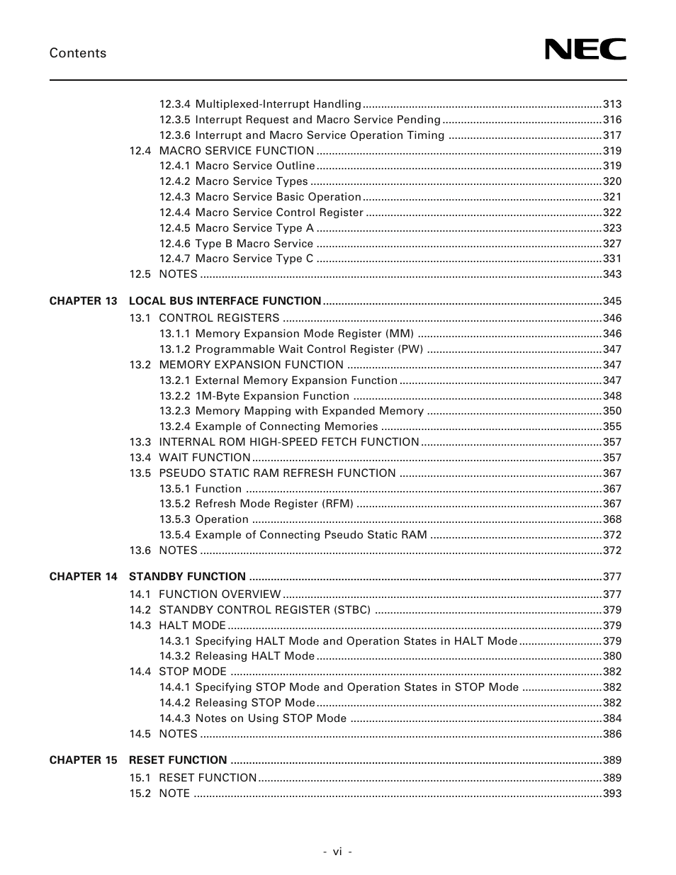 NEC PD78214 User Manual | Page 17 / 487