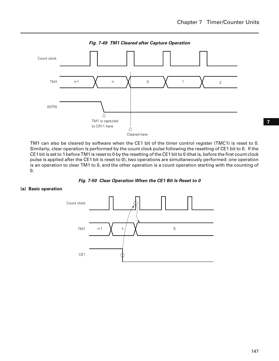 Chapter 7 timer/counter units | NEC PD78214 User Manual | Page 176 / 487