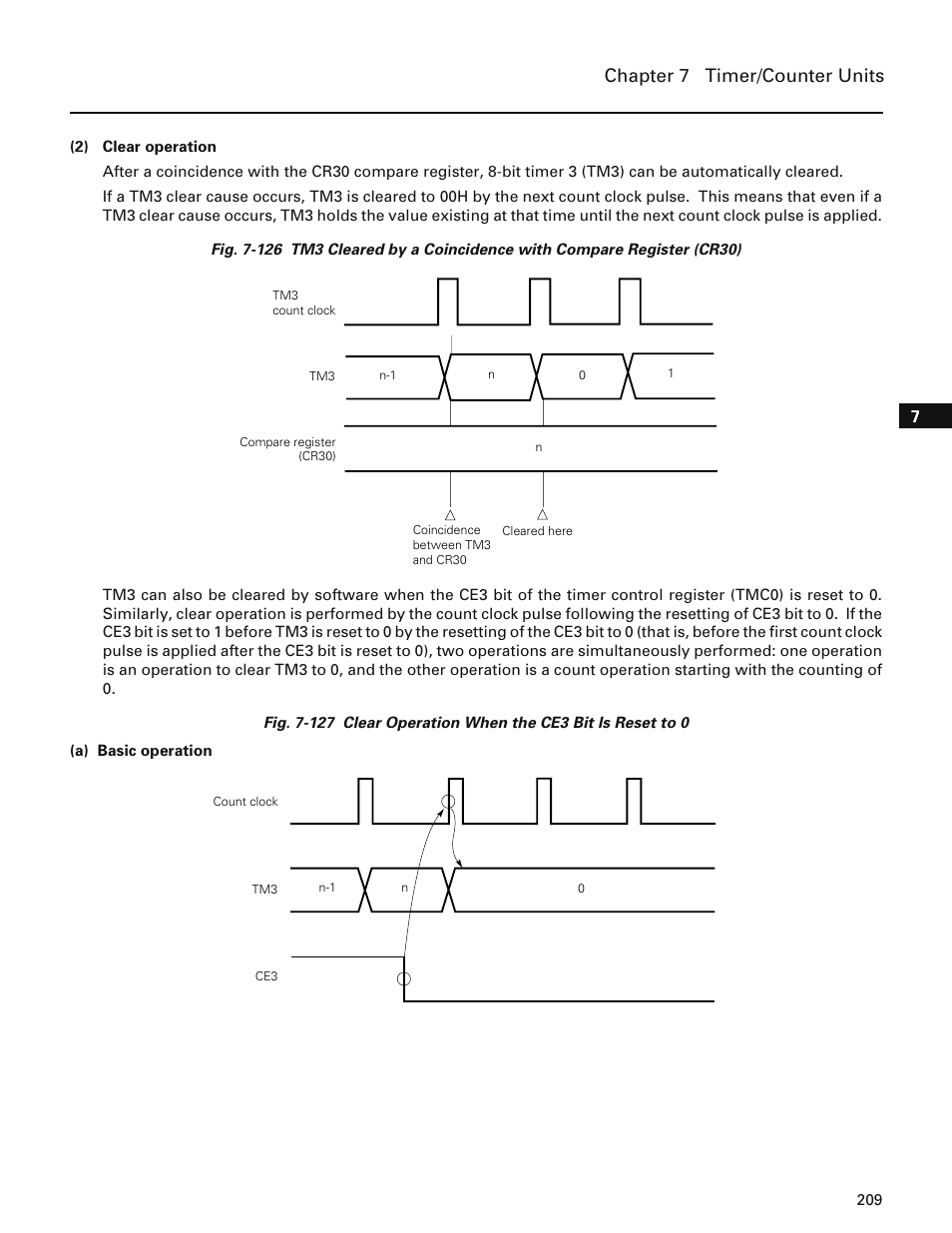 Chapter 7 timer/counter units | NEC PD78214 User Manual | Page 238 / 487