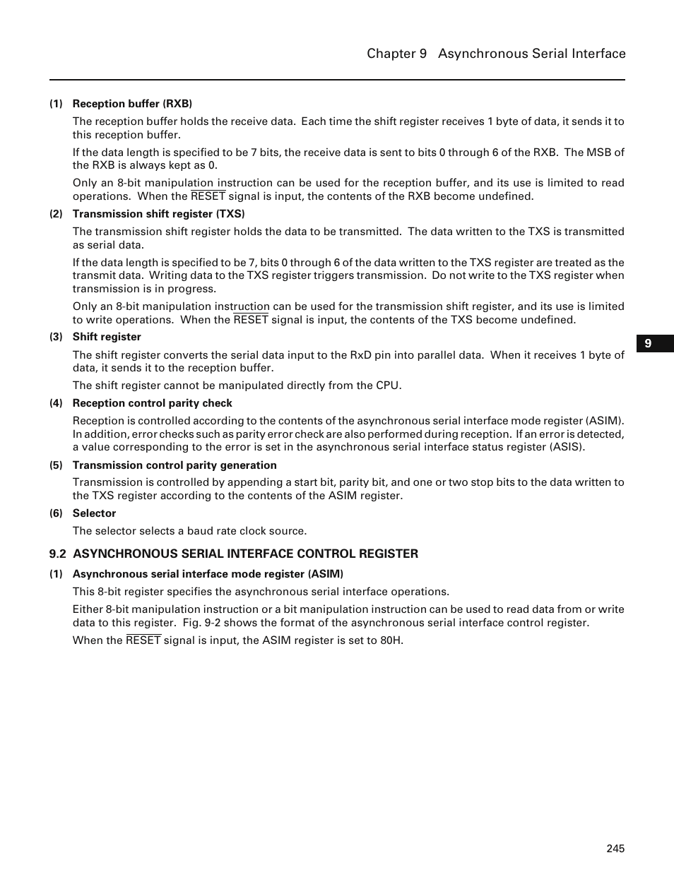 2 asynchronous serial interface control register | NEC PD78214 User Manual | Page 274 / 487