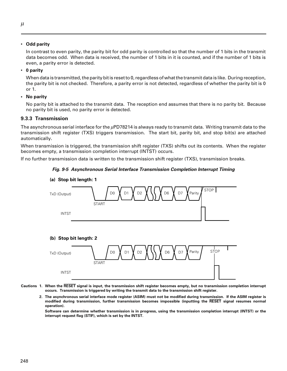 3 transmission | NEC PD78214 User Manual | Page 277 / 487