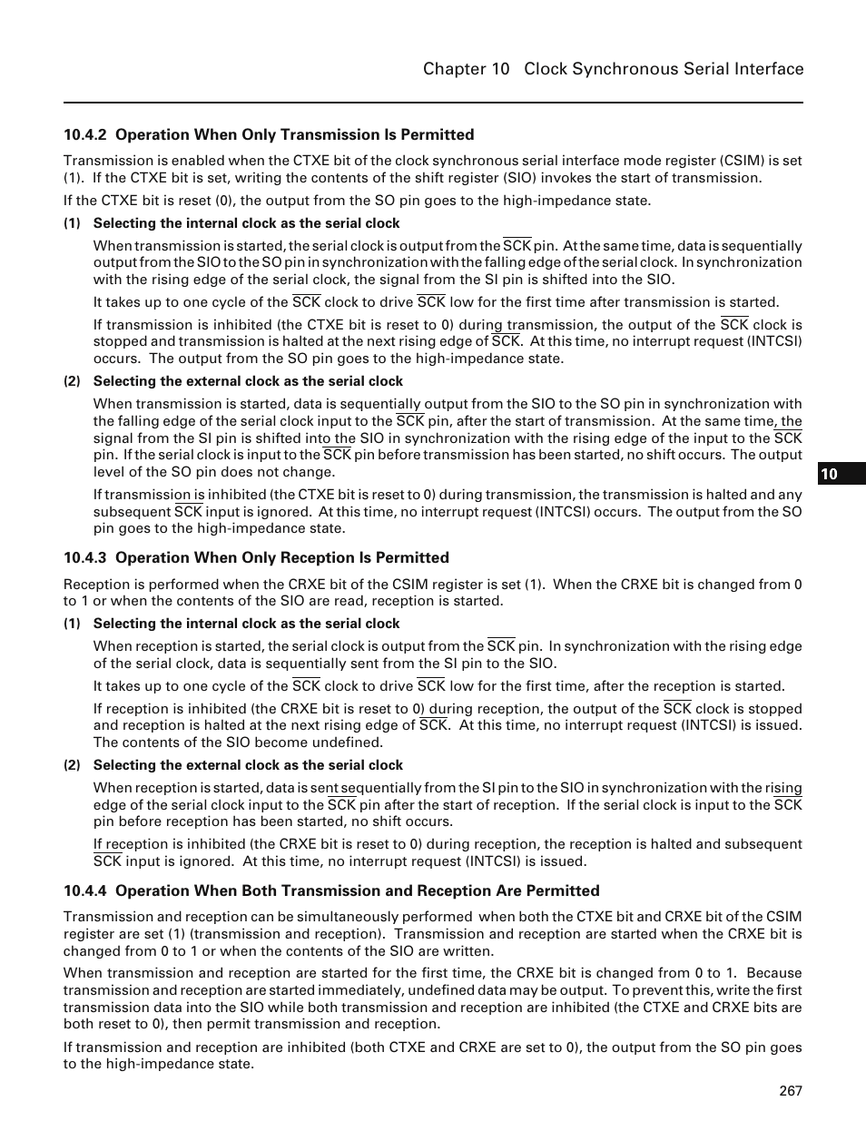 2 operation when only transmission is permitted, 3 operation when only reception is permitted | NEC PD78214 User Manual | Page 296 / 487