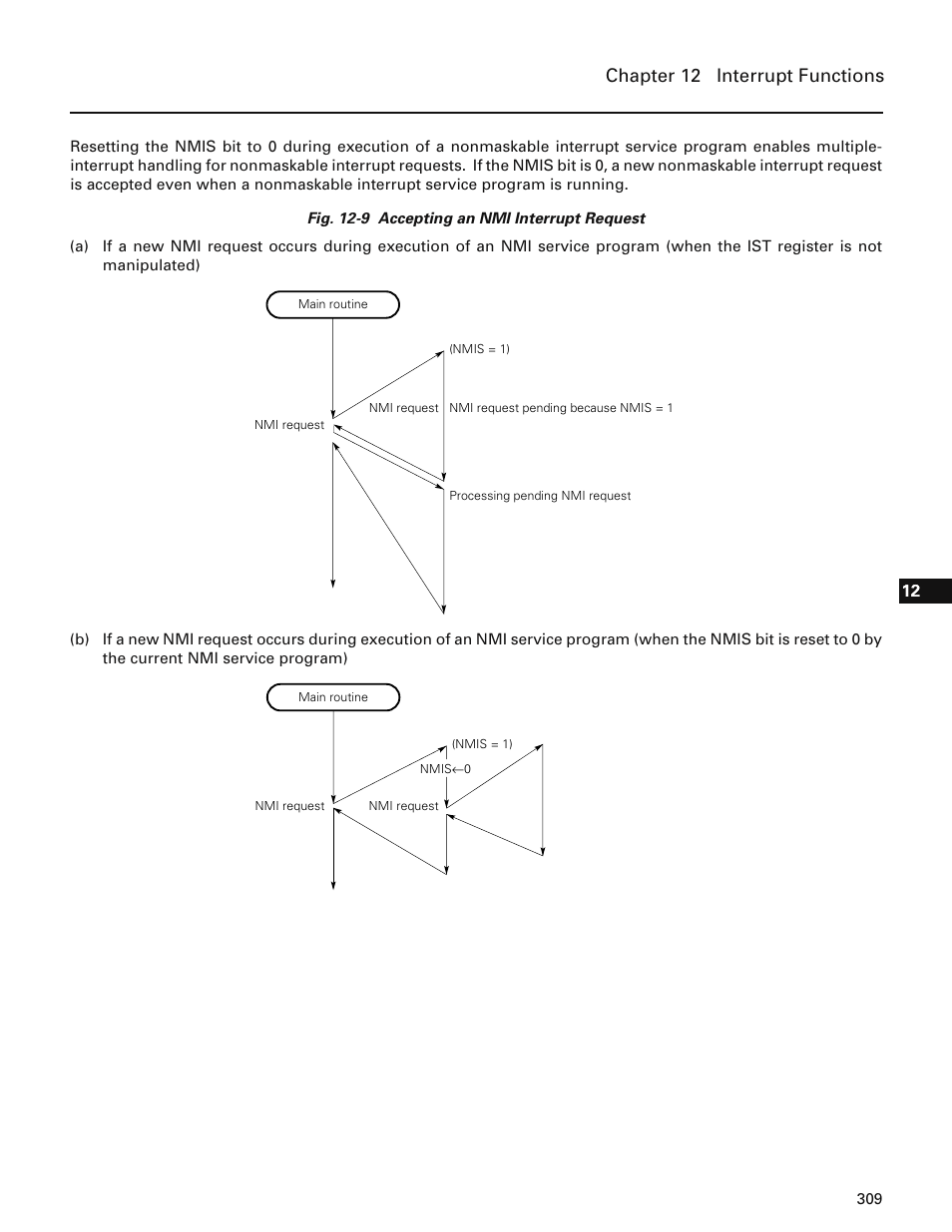 Chapter 12 interrupt functions | NEC PD78214 User Manual | Page 338 / 487