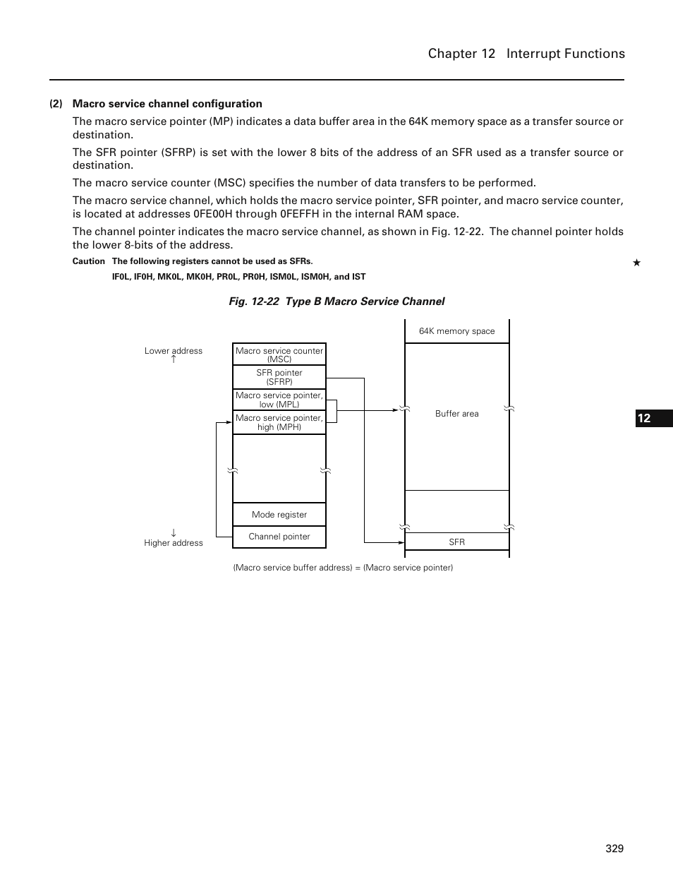 Chapter 12 interrupt functions | NEC PD78214 User Manual | Page 358 / 487