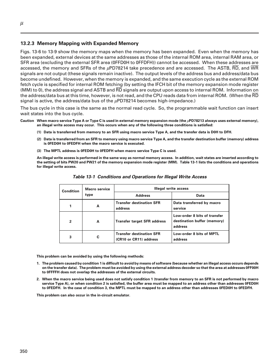 3 memory mapping with expanded memory | NEC PD78214 User Manual | Page 379 / 487