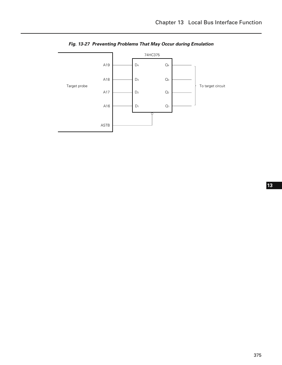 Chapter 13 local bus interface function | NEC PD78214 User Manual | Page 404 / 487