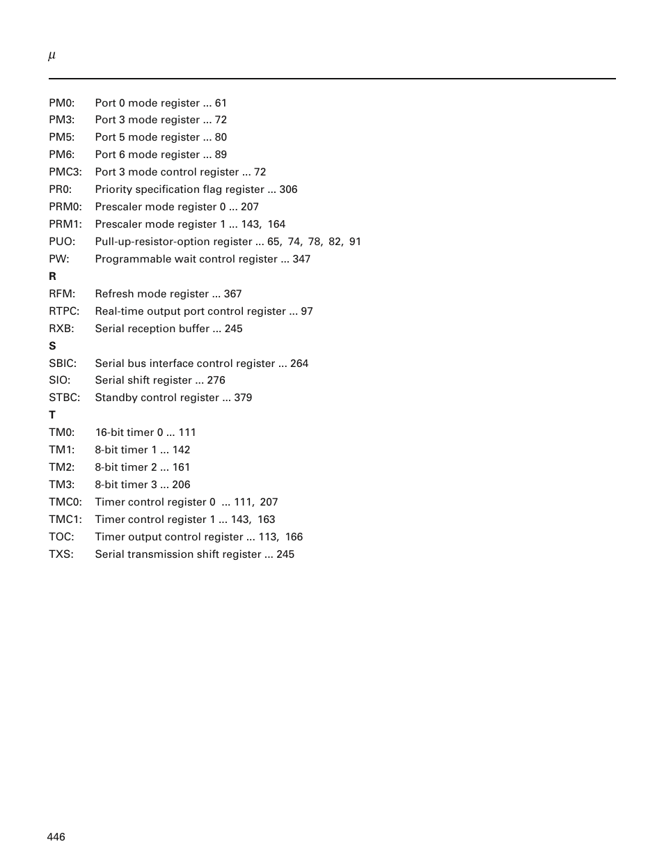 NEC PD78214 User Manual | Page 475 / 487