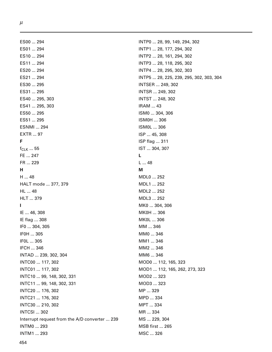 NEC PD78214 User Manual | Page 483 / 487