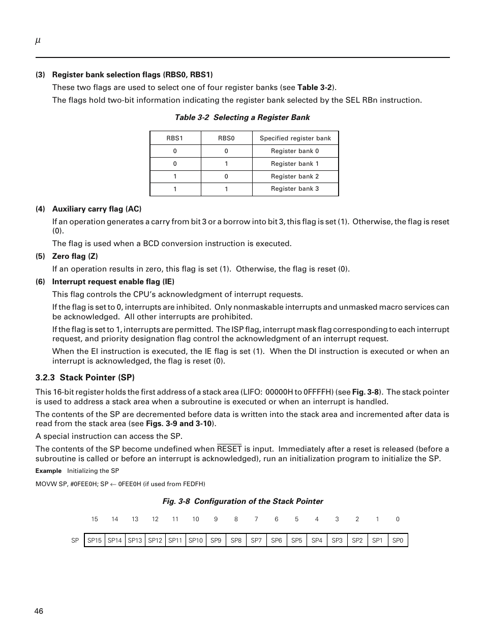 3 stack pointer (sp) | NEC PD78214 User Manual | Page 75 / 487