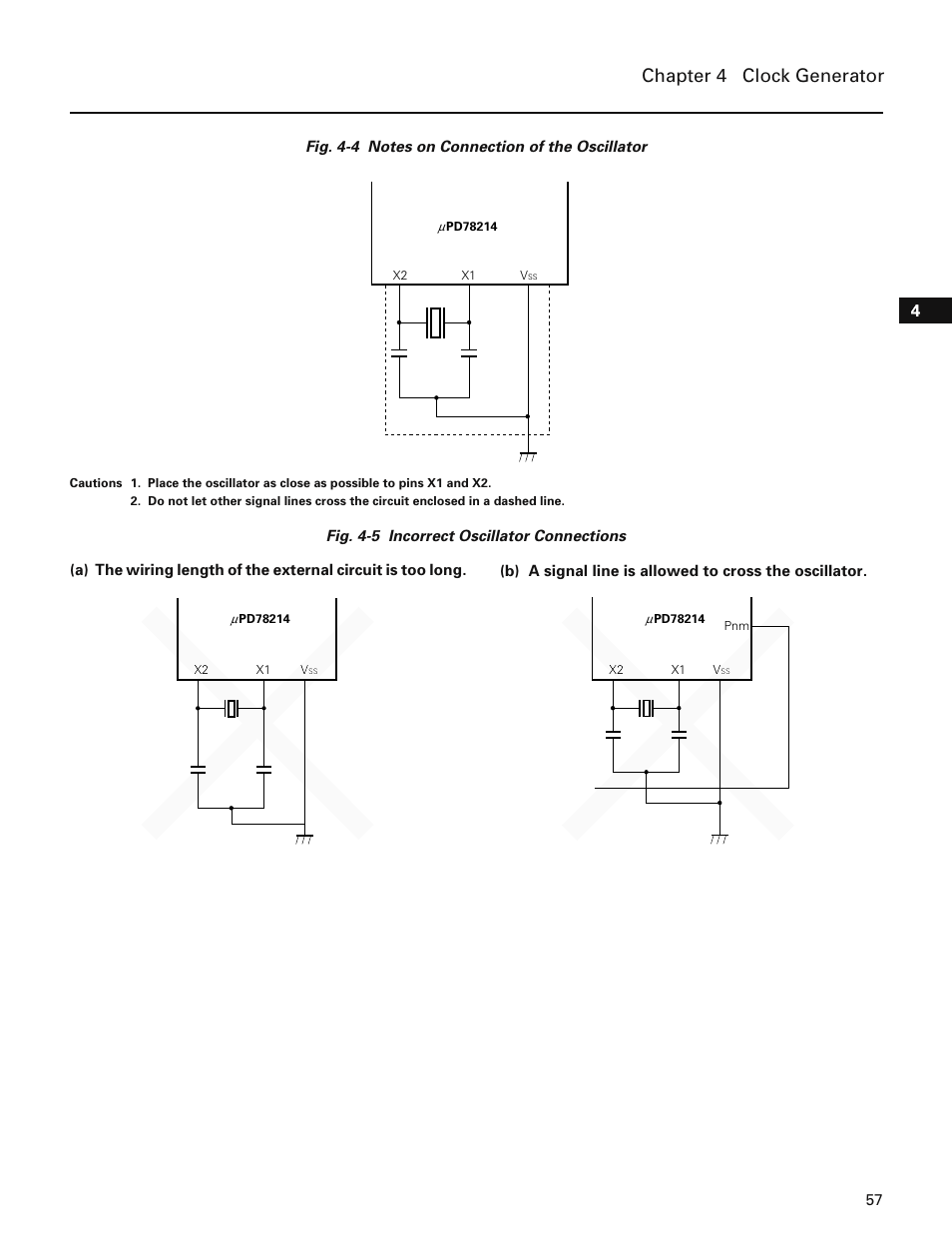 Chapter 4 clock generator | NEC PD78214 User Manual | Page 86 / 487