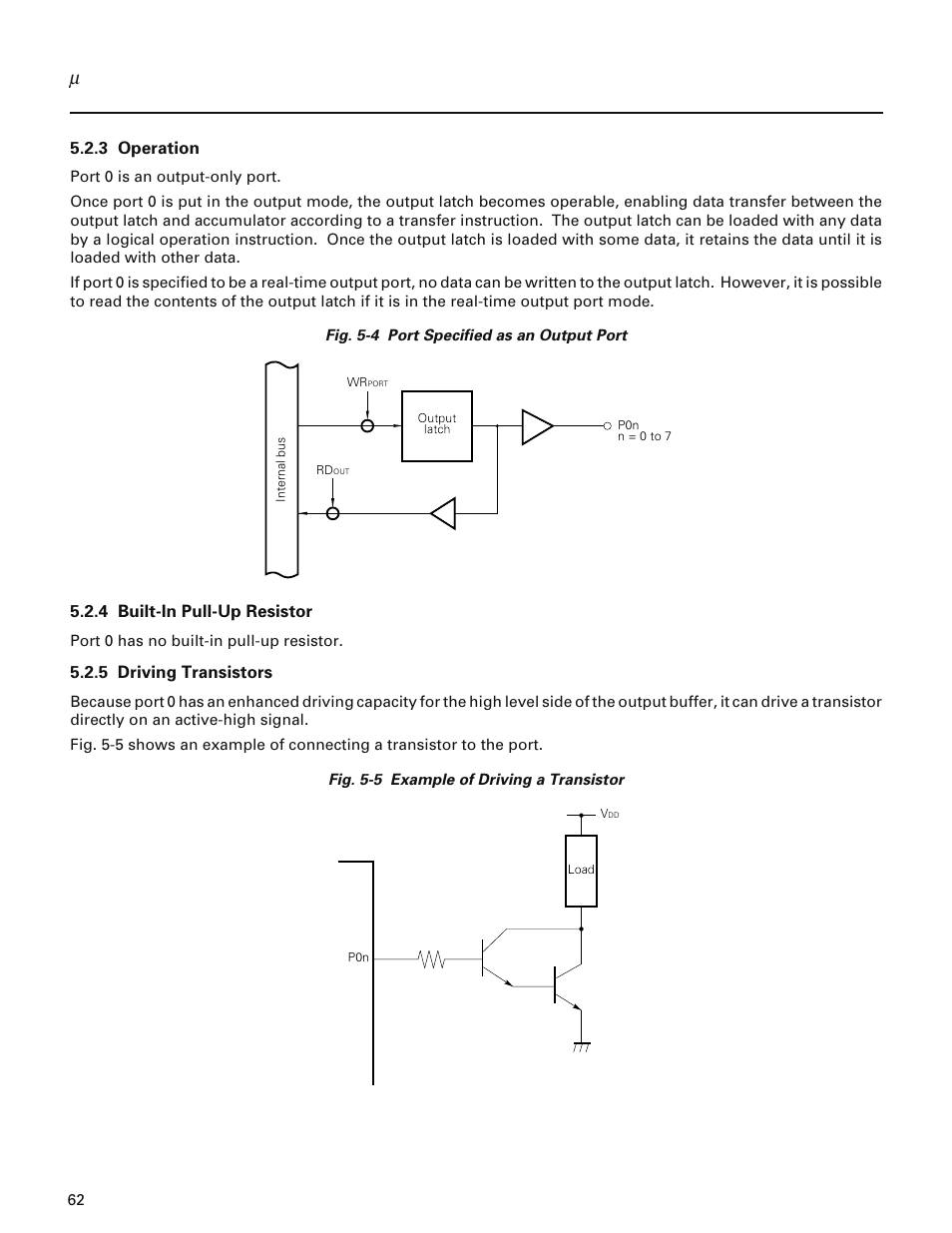 3 operation, 4 built-in pull-up resistor, 5 driving transistors | NEC PD78214 User Manual | Page 91 / 487