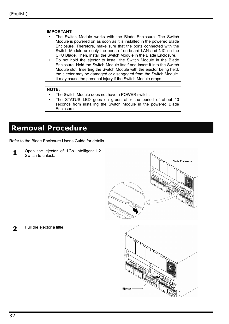 Removal procedure | NEC N8406-022 User Manual | Page 54 / 62