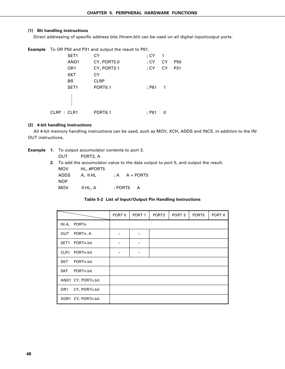 NEC PD75402A User Manual | Page 59 / 195