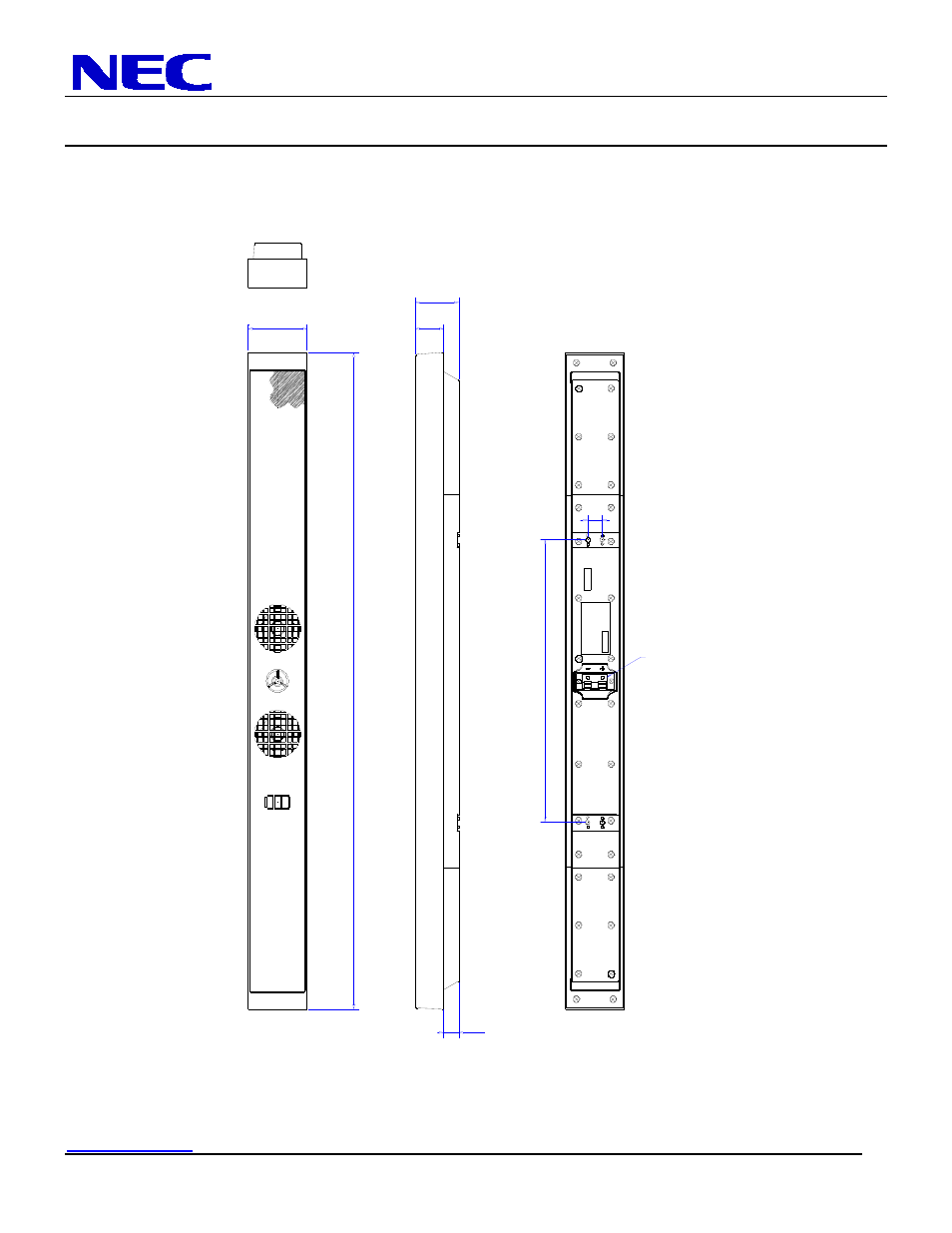 P60xp10-bk installation guide, 60” plasma monitor, Optional speaker dimensions (sp-p60p1) | Nec display solutions of america, inc | NEC P60XP10-BK User Manual | Page 7 / 10