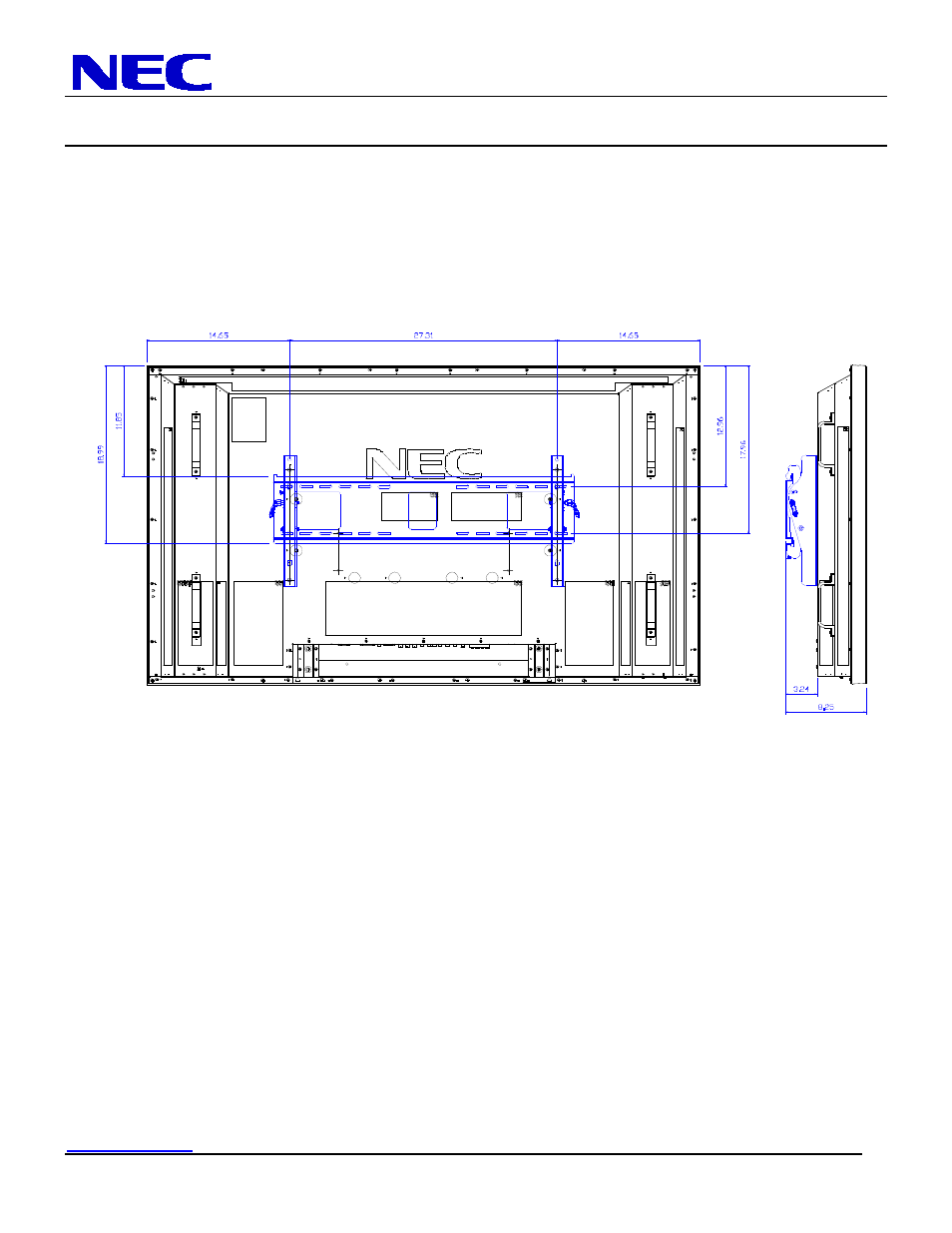 P60xp10-bk installation guide | NEC P60XP10-BK User Manual | Page 8 / 10