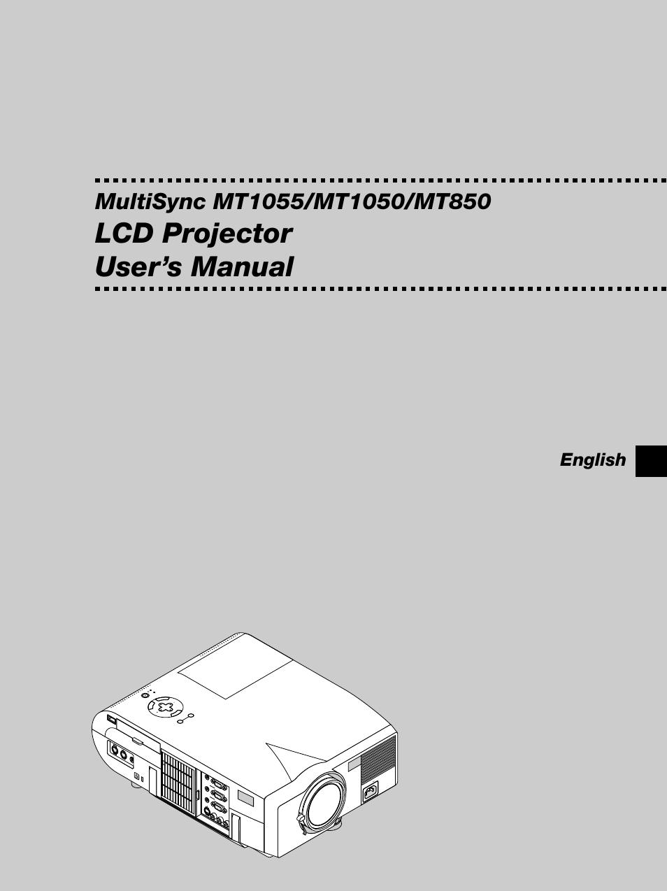 NEC MT1050 User Manual | 56 pages