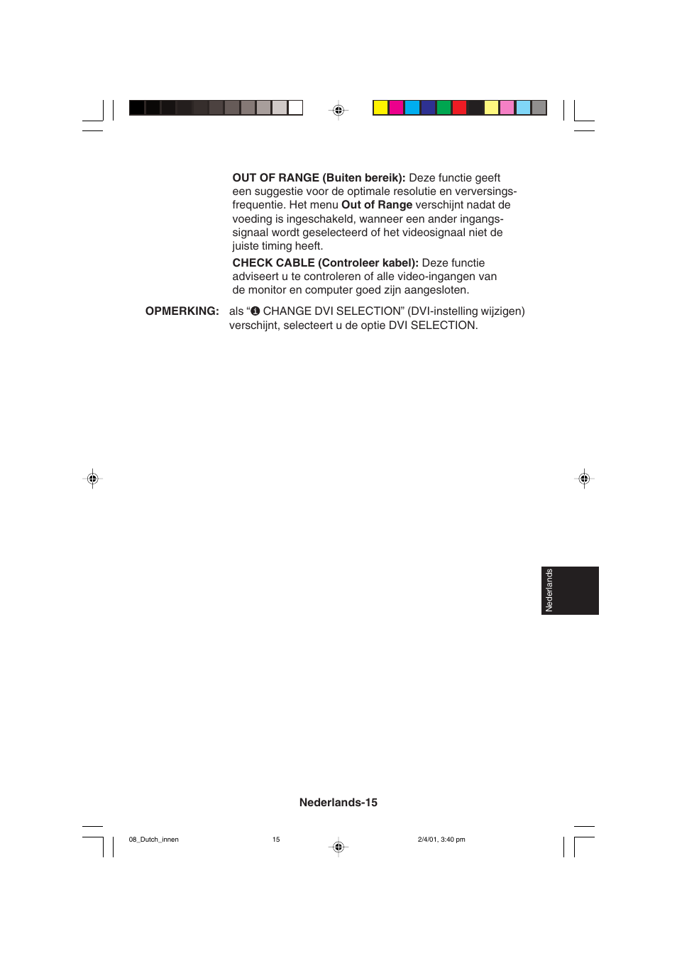 NEC LCD1850X User Manual | Page 152 / 213