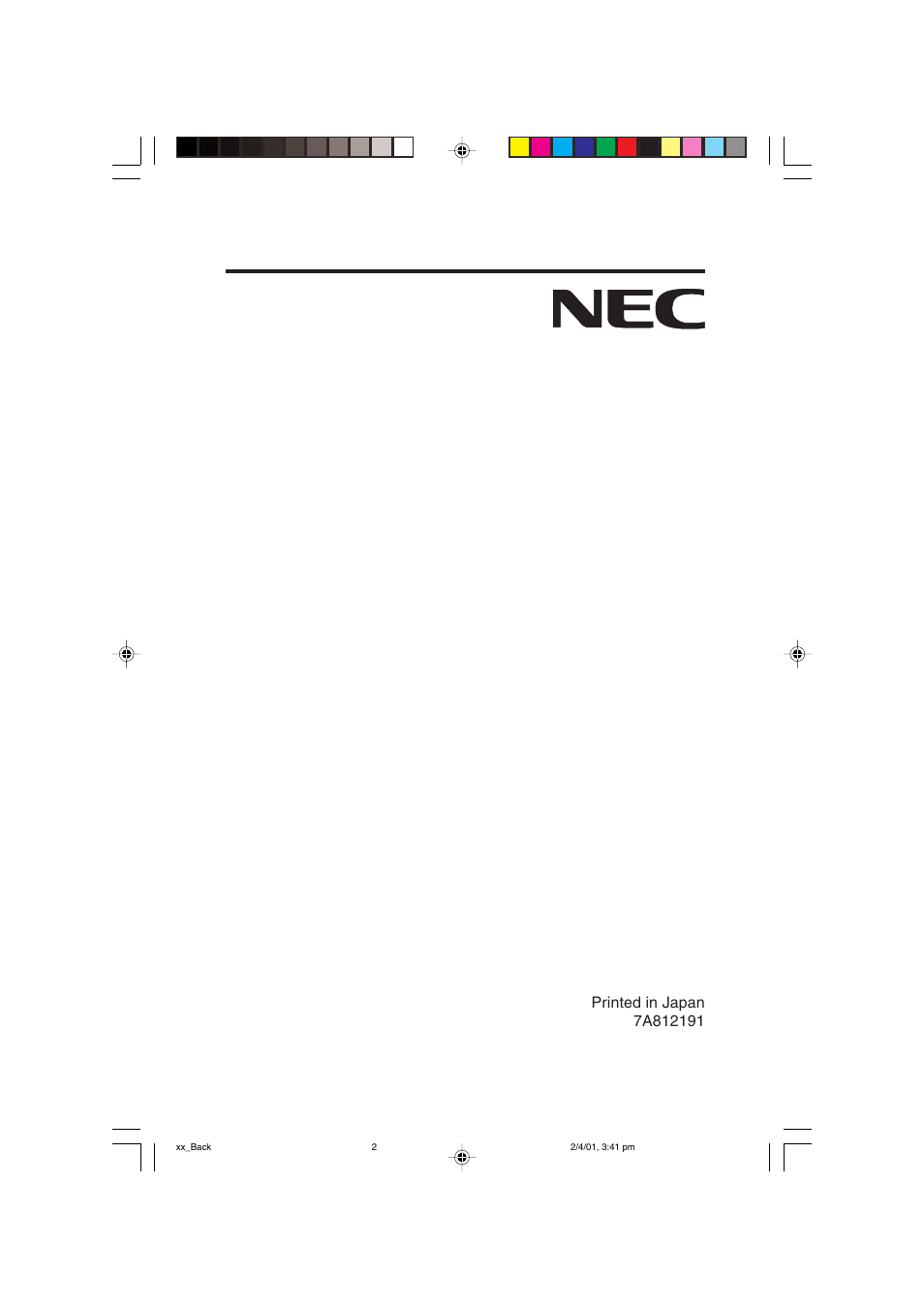 NEC LCD1850X User Manual | Page 213 / 213