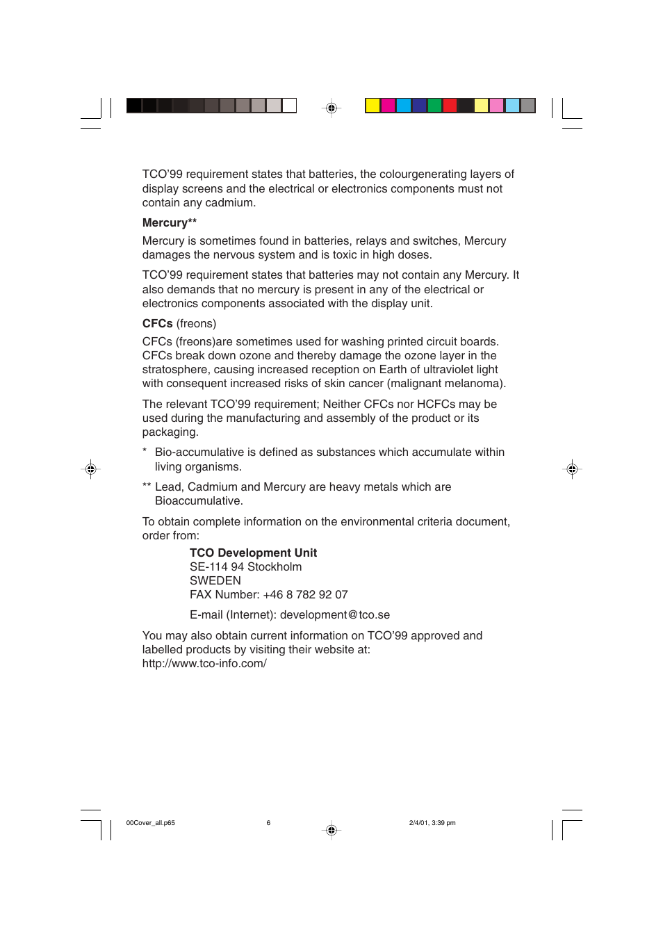 NEC LCD1850X User Manual | Page 6 / 213