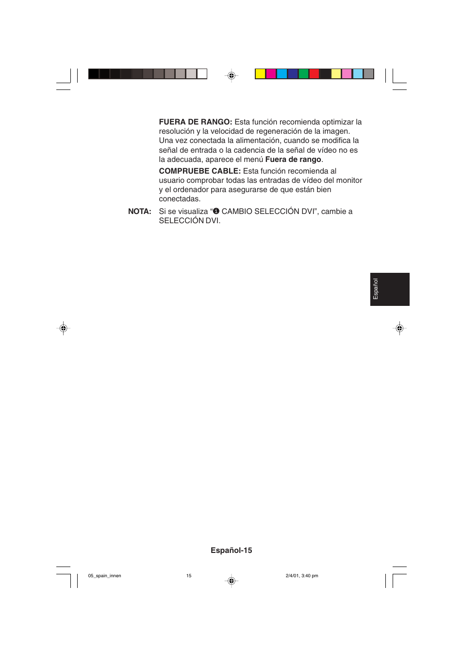 NEC LCD1850X User Manual | Page 98 / 213