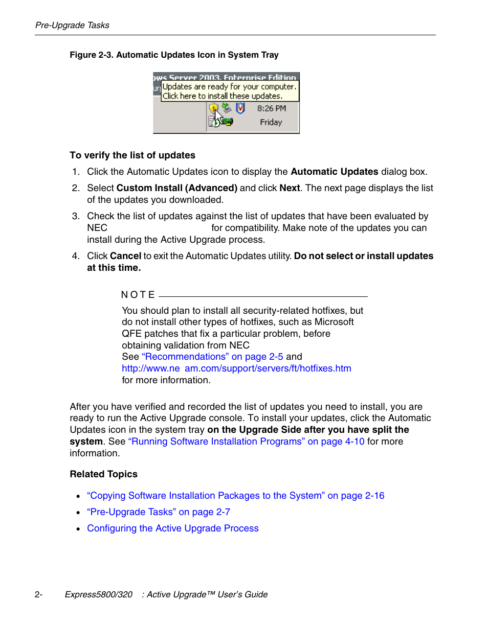 NEC 320Fc User Manual | Page 42 / 120