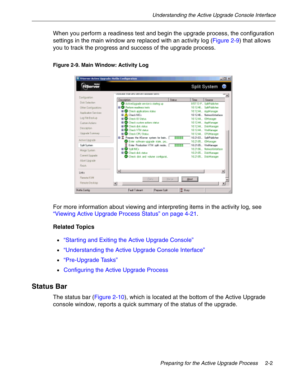 Status bar | NEC 320Fc User Manual | Page 49 / 120