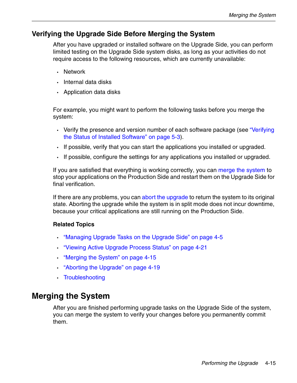 Merging the system | NEC 320Fc User Manual | Page 85 / 120