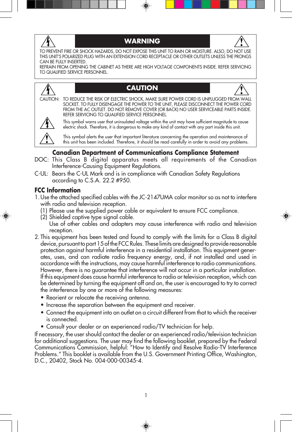 NEC E1100+ User Manual | Page 3 / 56