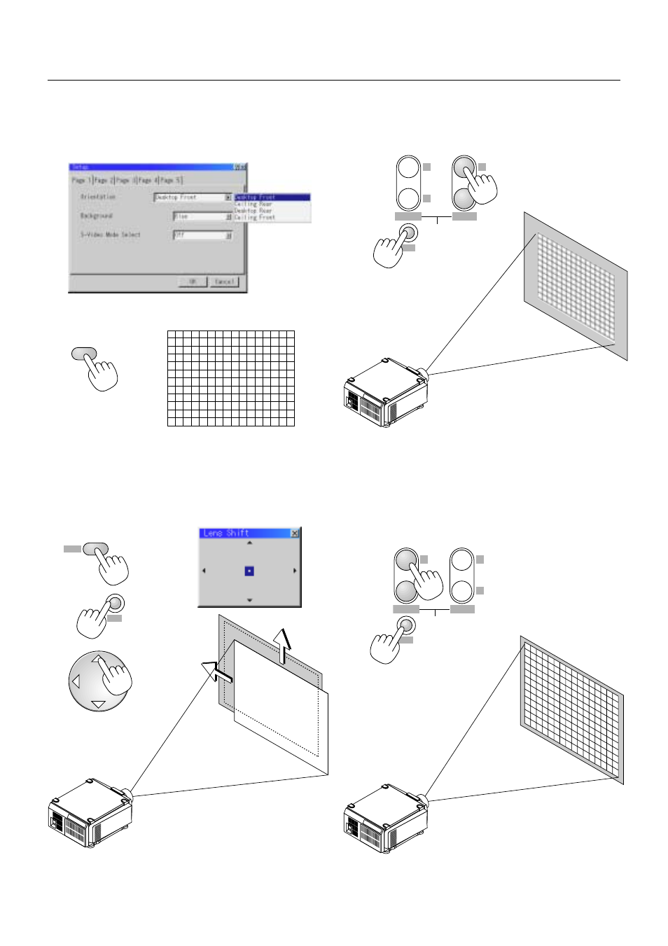 Set up the projector | NEC XT5100 User Manual | Page 18 / 52