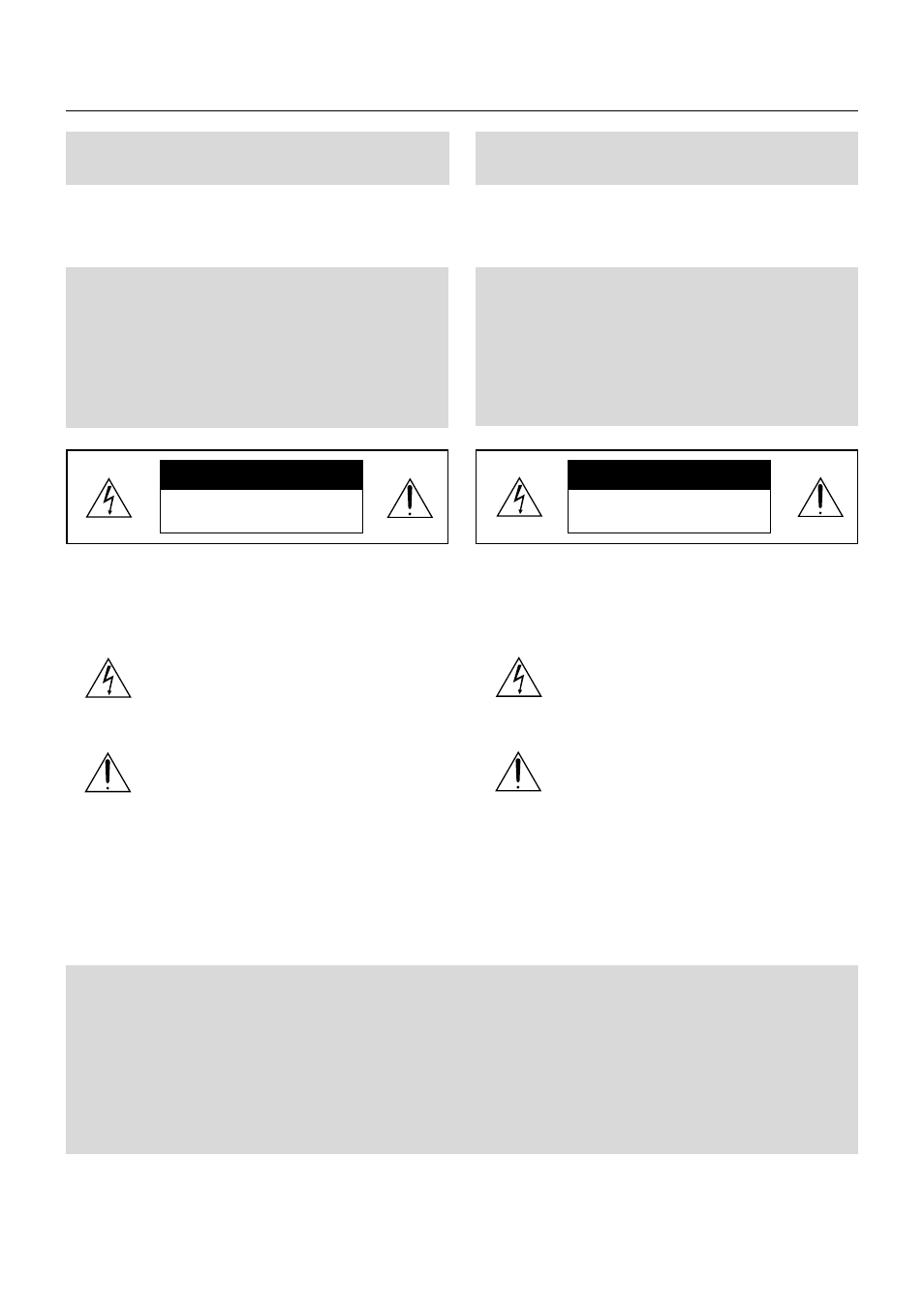 Caution, Attention, Doc compliance notice | Doc avis de conformation | NEC XT5100 User Manual | Page 2 / 52