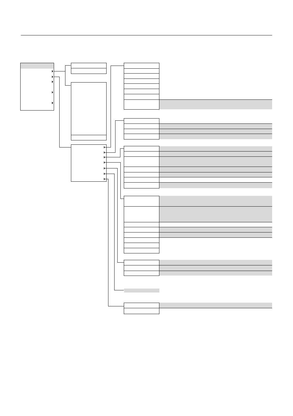 Menu tree, E – 26 | NEC XT5100 User Manual | Page 32 / 52