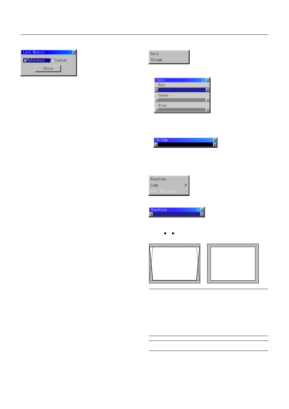 Ref adj, E – 33, Keystone | Switcher | NEC XT5100 User Manual | Page 39 / 52