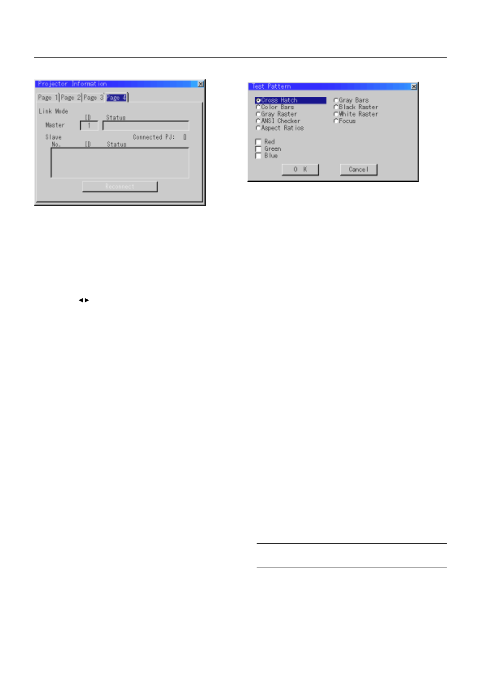 Test pattern, E – 39 | NEC XT5100 User Manual | Page 45 / 52