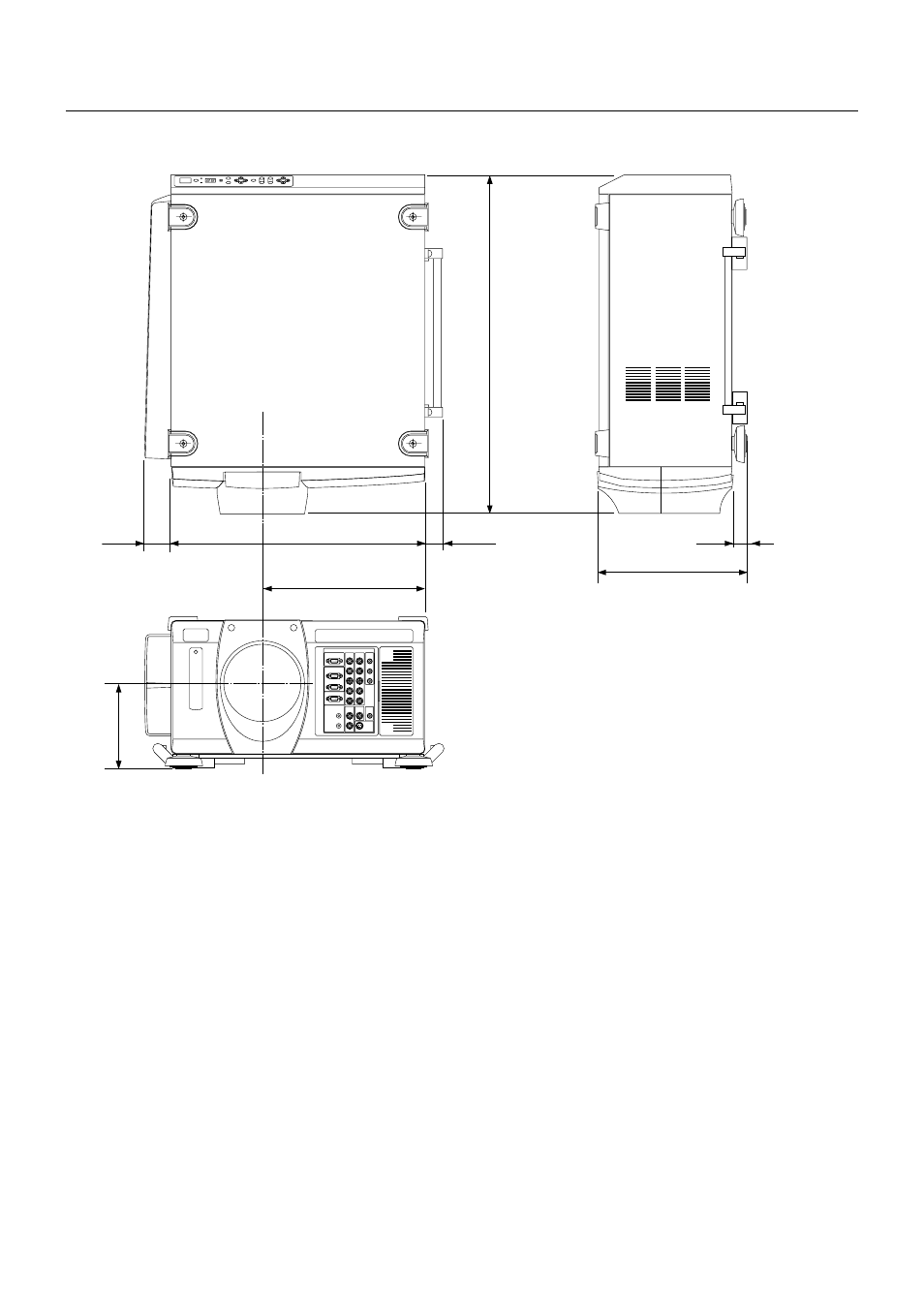 Appendix, Dimensions | NEC XT5100 User Manual | Page 51 / 52