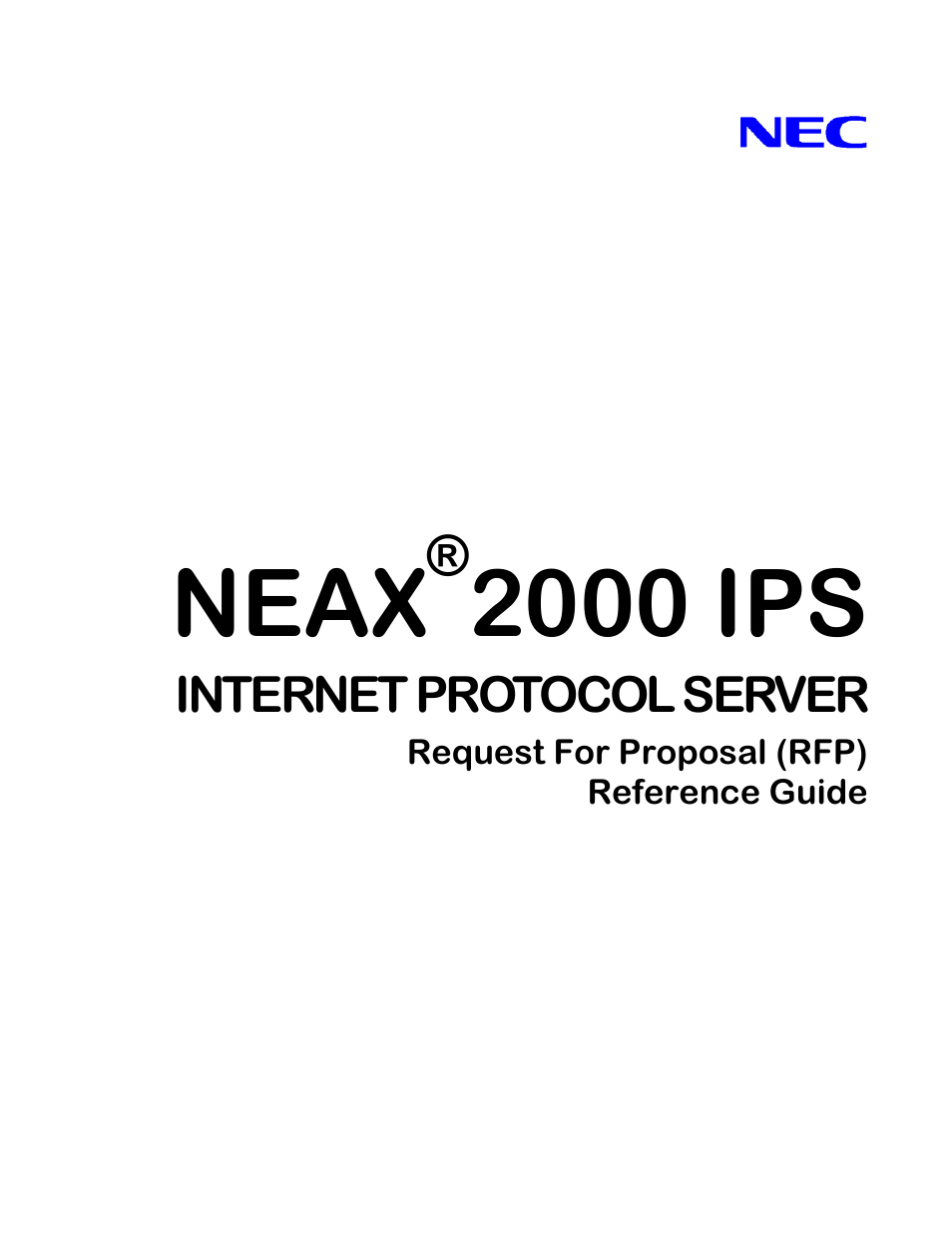 NEC NEAX NDA-24349 User Manual | 421 pages