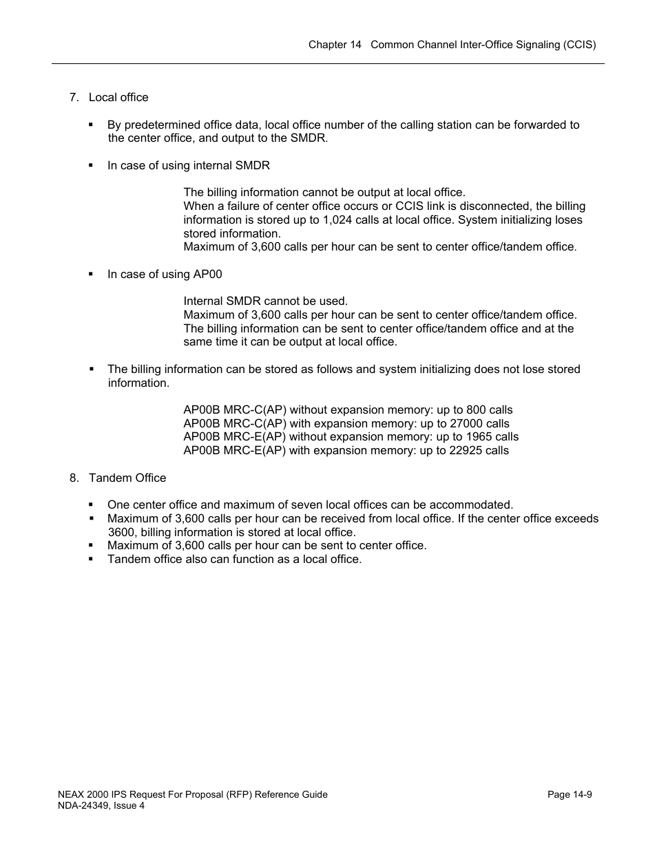 NEC NEAX NDA-24349 User Manual | Page 301 / 421