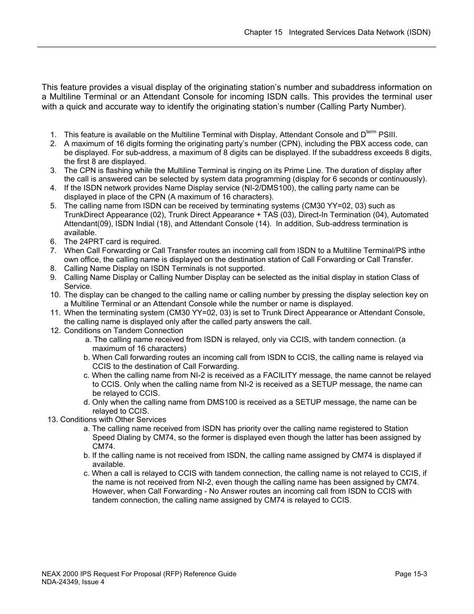 NEC NEAX NDA-24349 User Manual | Page 319 / 421