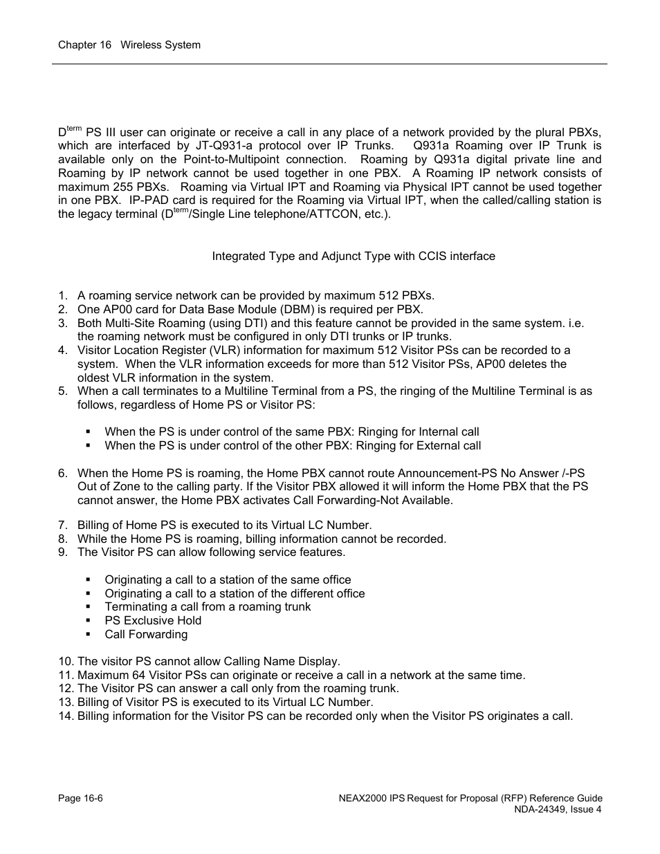 NEC NEAX NDA-24349 User Manual | Page 344 / 421