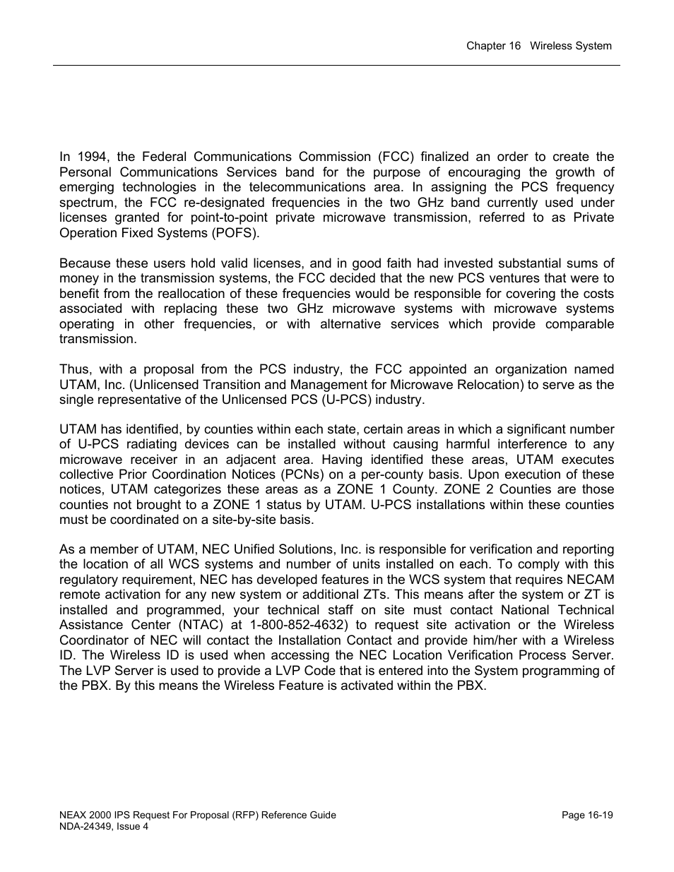 Utam regulations and reason for existence | NEC NEAX NDA-24349 User Manual | Page 357 / 421