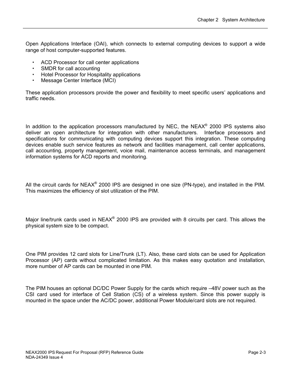 NEC NEAX NDA-24349 User Manual | Page 37 / 421