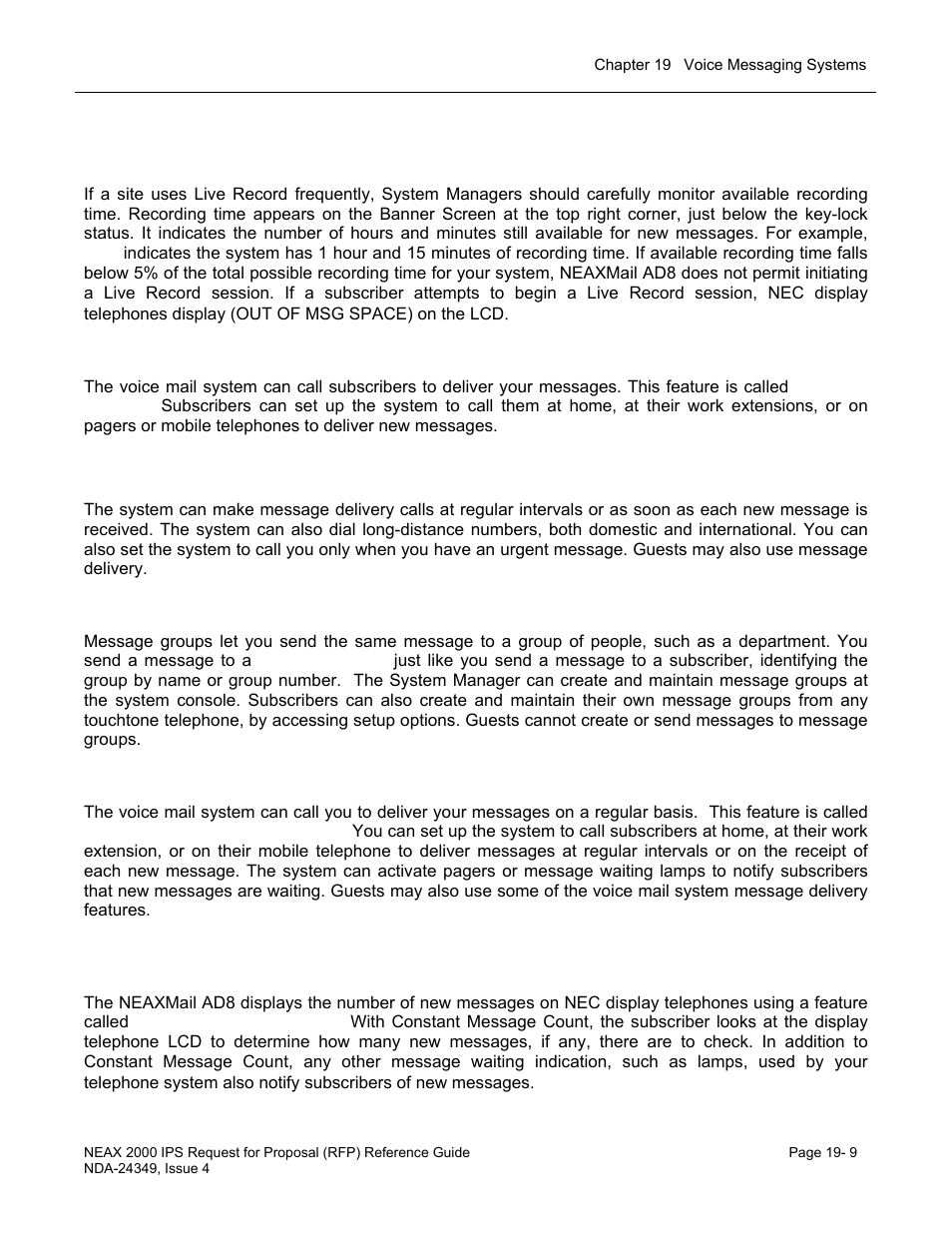 NEC NEAX NDA-24349 User Manual | Page 391 / 421